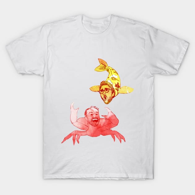 The Pinch and Koi Boy T-Shirt by tomomon